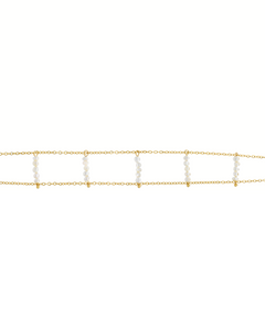 Blaze Choker, Halskette gold perle, Produktfoto