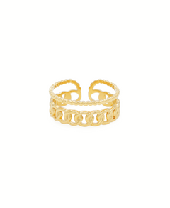 Bonded Ring, Ring gold, Produktfoto, Front View