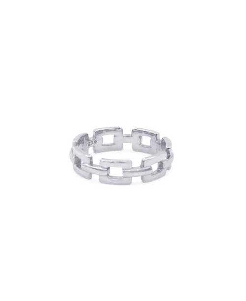Chain Ring, Ring silber, Produktfoto