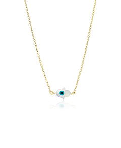 Boa Kette, Halskette gold perle, Produktfoto