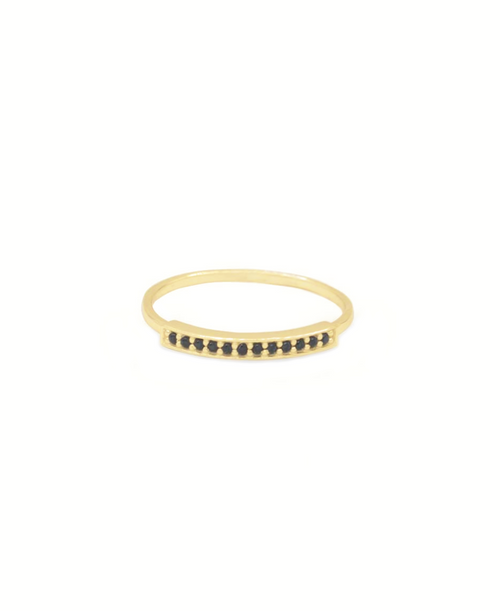 Naema Ring, Ring gold zirkonia, Produktfoto, Front View