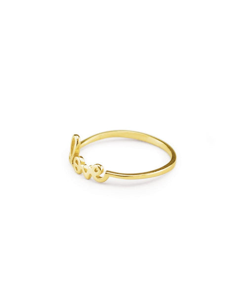 Fibi Ring, Ring gold, Produktfoto, Side View