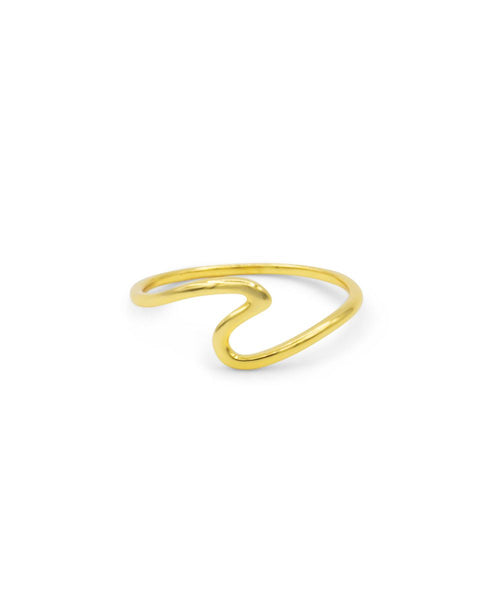 Weena Ring, Ring gold, Produktfoto, Front View