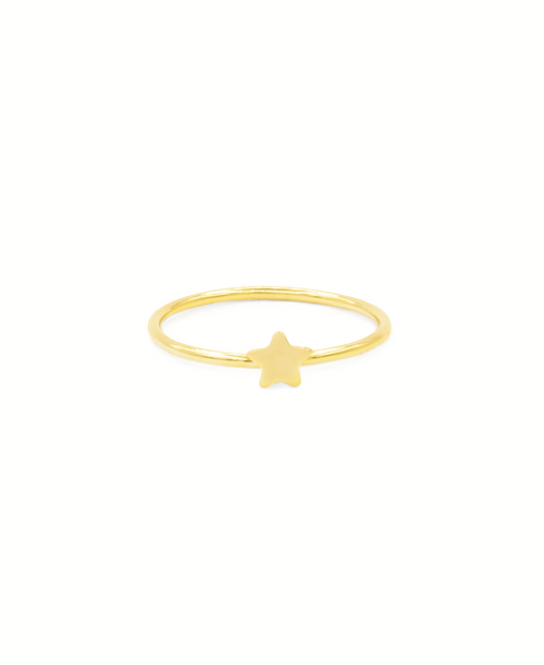 Star Ring, Ring gold, Produktfoto, Front View