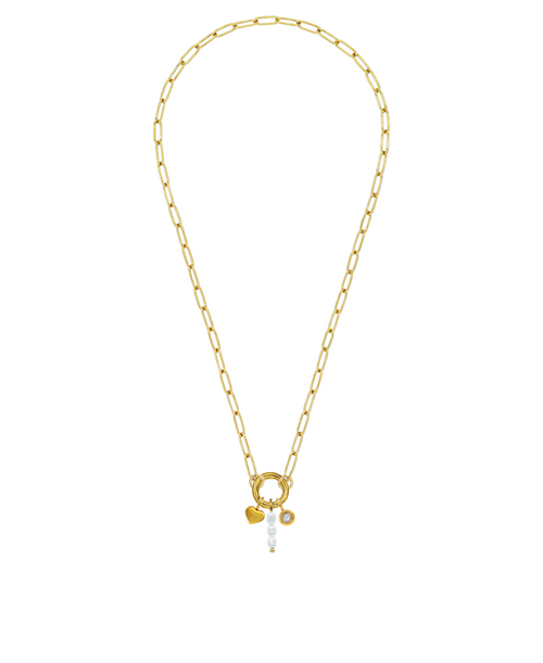 Trait Kette + Charms, Halskette Gold, Produktfoto II