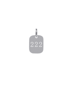 ANGEL NUMBER 222 CHARM 