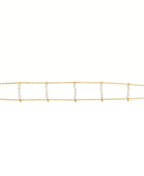 Blaze Choker, Halskette gold perle, Produktfoto