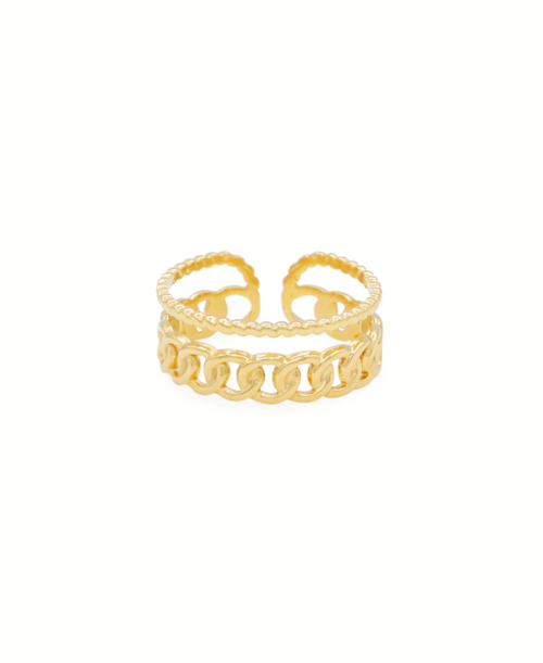 Bonded Ring, Ring gold, Produktfoto, Front View