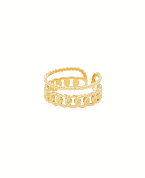 Bonded Ring, Ring gold, Produktfoto, Side View