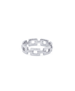 Chain Ring, Ring silber, Produktfoto