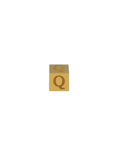 CUBIC LETTER CHARM - Q 