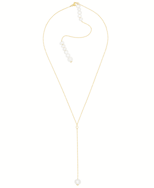 Dazzling White Kette, Halskette gold perle, Produktfoto
