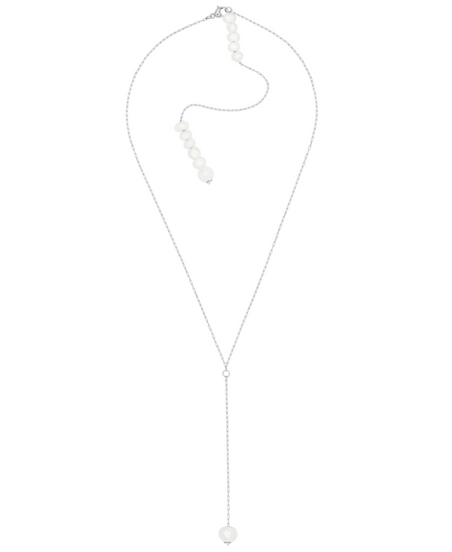 Dazzling White Kette, Halskette silber perle, Produktfoto