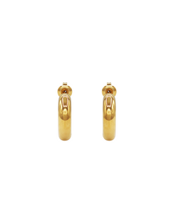 Yara Hoops, Ohrstecker Gold - Produktfoto Front