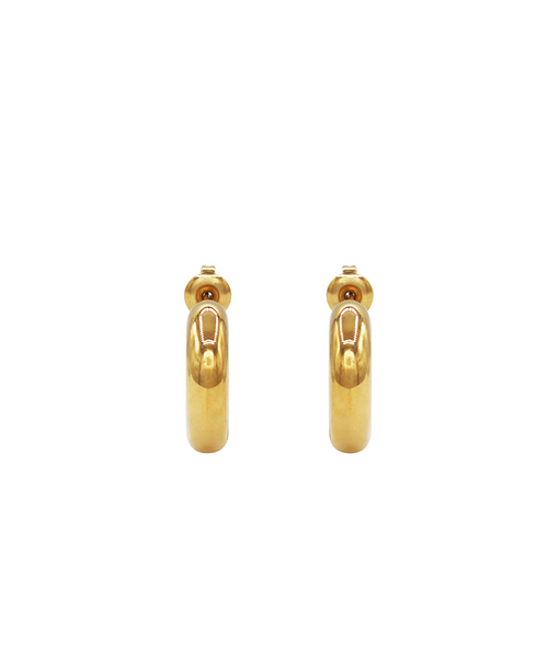 Yara Hoops, Ohrstecker Gold - Produktfoto Front