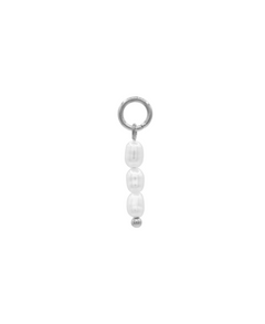 Infintte Pearl Charm Silber