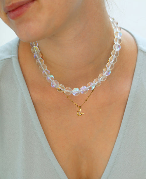 Shima Kette Silber, Tragebild