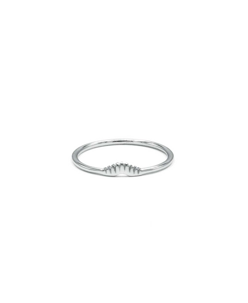 Kaia Ring, Ring silber, Produktfoto, Front View