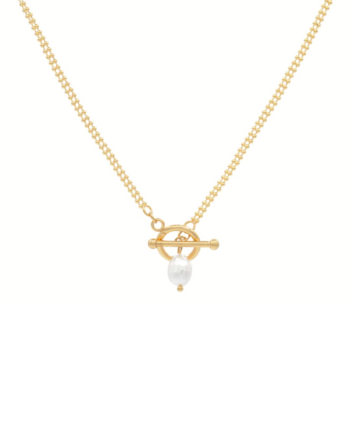 Lani Kette, Halskette gold perle, Produktfoto