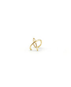 Linked Ear Cuff, Ear Cuff gold, Produktfoto, Front View