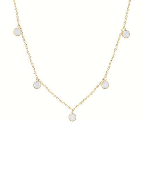 Pearl Essence Kette, Halskette gold perle, Produktfoto