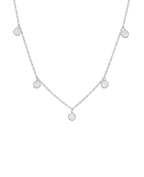 Pearl Essence Kette, Halskette silber perle, Produktfoto