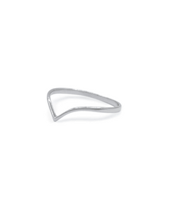 Pointed Ring, Ring silber, Produktfoto, Side View