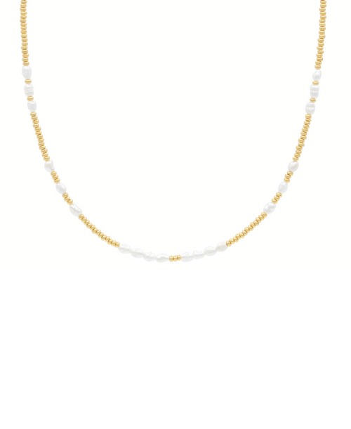 Puna Kette, Halskette gold perle, Produktfoto
