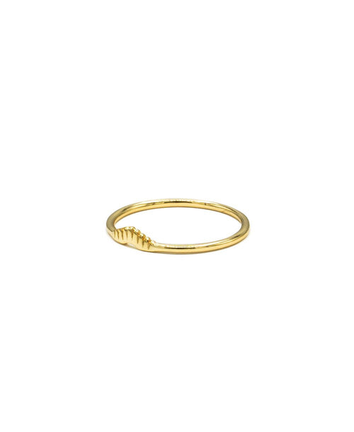 Kaia Ring, Ring gold, Produktfoto, Side View