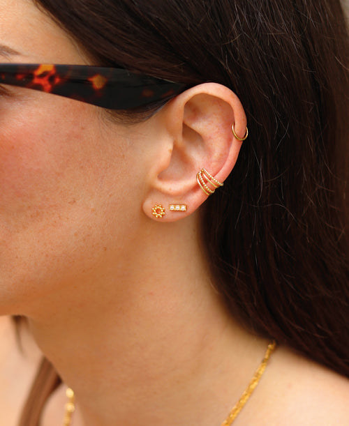 SPHERIC SUN EARRINGS 