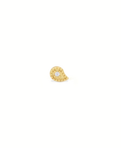 Shavon Piercing, Piercing weiß/gold, Produktfoto, Front View