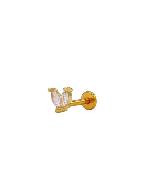 Eleah Piercing Gold, Produktfoto Side