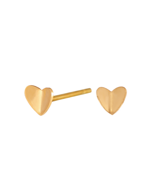 Hopei Ohrstecker Gold, Produktfoto Side