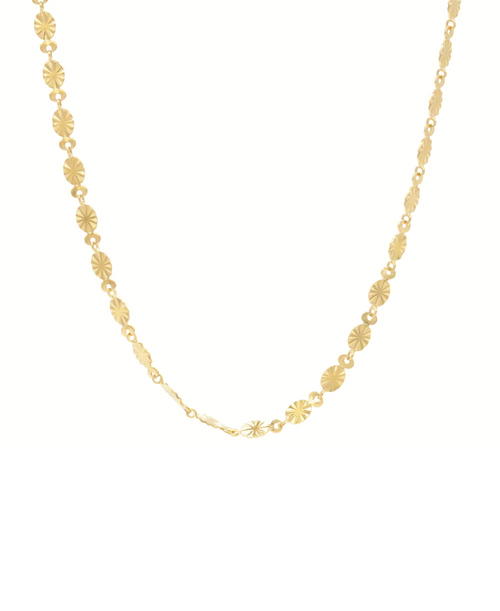 Sleek Shiny Kette, Halskette gold, Produktfoto